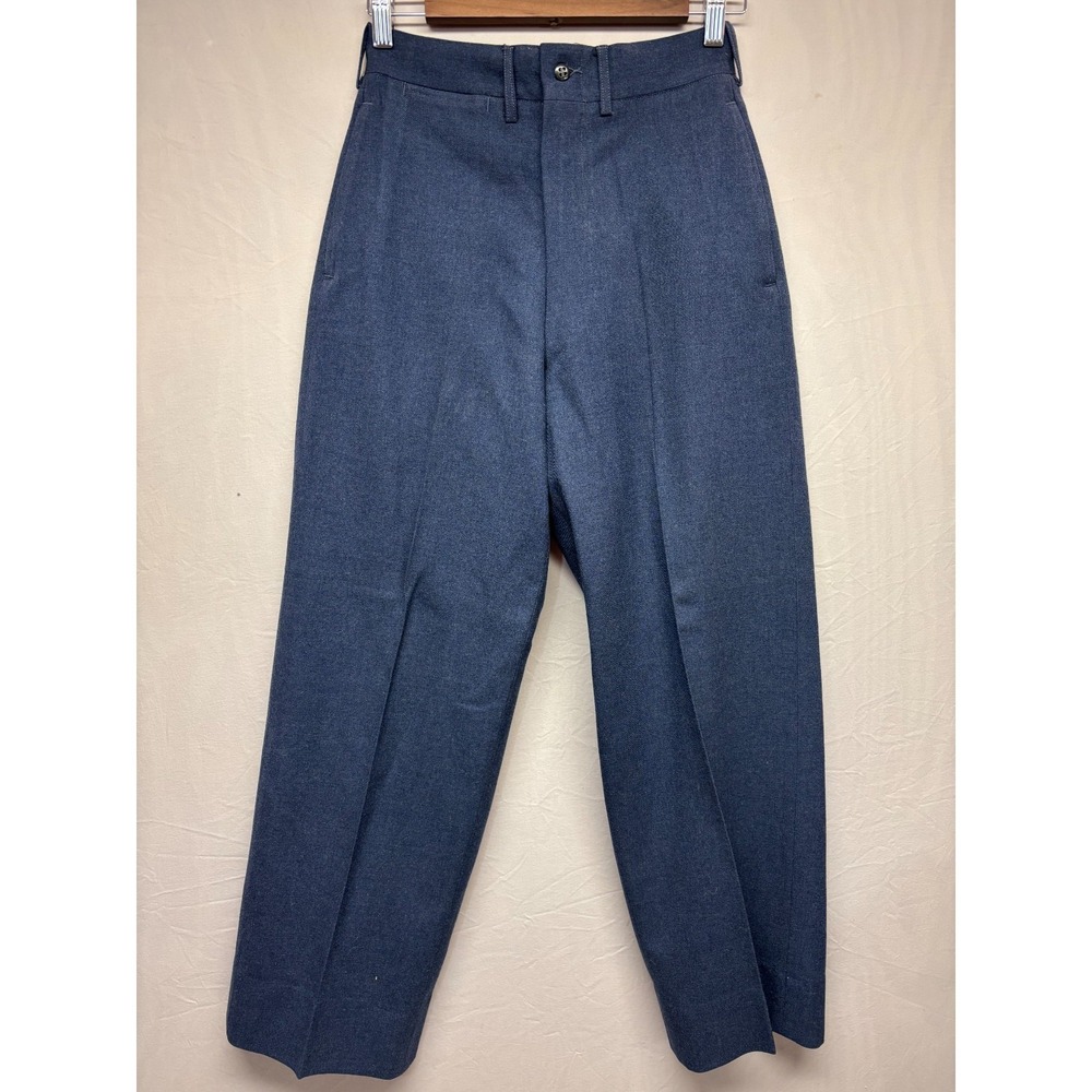 USAF Wool Serge Trousers Mens Blue Herman 24" Waist 29" Inseam Vintage 1949 New‎
